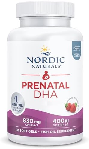 Nordic Naturals, Prenatal DHA, 830mg Omega-3 con EPA y DHA, Alta ...