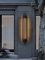 OUPAVOCS 31.5 inch Long Modern Outdoor LED Wall Lights, Black Led Porch Light Wall Mount, 11W Large Exterior Lighting Fixture, 3000K Waterproof Outside Wall Sconce for House, Patio, Yard