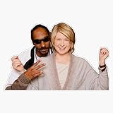 Snoop And Martha Vinyl Waterproof Sticker Decal Car Laptop Wall Window Bumper Sticker 5'