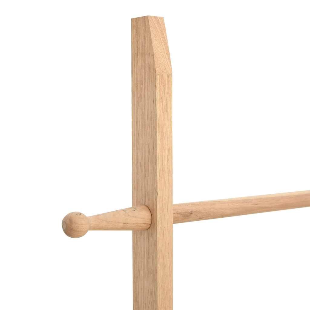 Toallero de madera de nogal de 170 cm