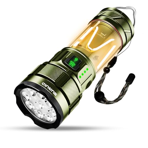 Lampe torche rechargeable haute finition et lanterne de camping au design ergonomique durable