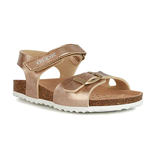 Geox Mädchen J Adriel Girl C Sandalen, Rosa, 36 EU