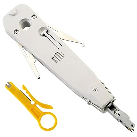 Punch Down Tool, Multifunction Krone Type IDC/Network Wire Cat5 & Telephone Impact Terminal Insertion Tools Cover