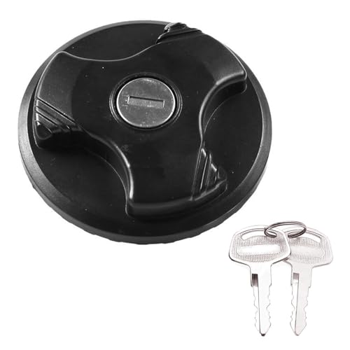 Oiieco Lockable Fuel Tank Cap with 2 Keys – Premium ABS + Metal Oil/Fuel Filler Cap Compatible with Fiat 500 / 500C – Direct Fit 74 × 46 mm Replacement, Secure and Anti-Theft Design
