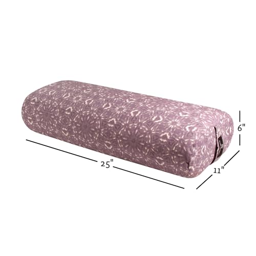 Image of Hugger Mugger Standard Yoga Bolster - Firm, Supportive, Handmade, Durable