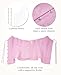 SZIVYSHI Pink Corset for Women - Bustier Shapewear Lingerie - Strapless Vintage Victorian Overbust Fashion Lace Waist Bodice for Night Out - Size L