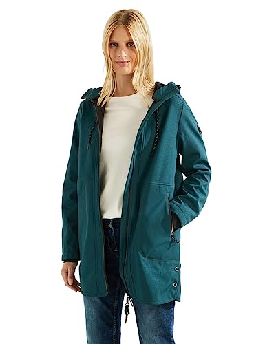 Cecil Damen B100811 Softshellmantel, Night Forest Green,L