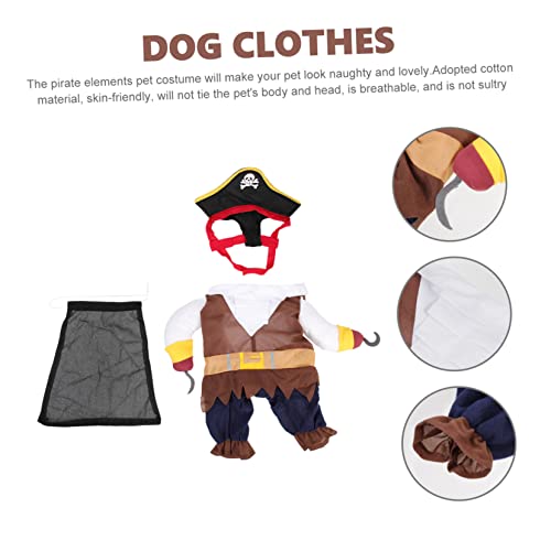 Disfraz de Pirata para Perro BESPORTBLE XL miniatura 3