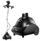 Clothes Steamer, Aicok 1500W Professional Heavy Duty Steamer for Clothes, Full Size Garment Steamer 1.6L(56.3oz) For 60-Minute Continuous Steaming, Fabric Brush, Splint and 2 Hangers