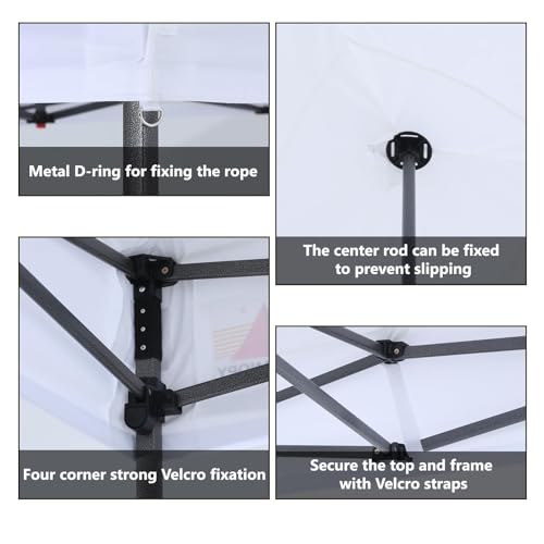 Image of ABCCANOPY Replacement Canopy Top for Pop Up Canopy Tent 10x15 White