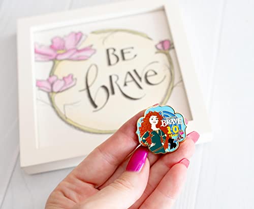 Disney Pixar Brave 10th Anniversary Limited Edition Enamel Pin Exclusive | Metal Brooch Badge Accessories For Backpack, Clothes, Hats | Cute Princess Gifts and Collectibles3