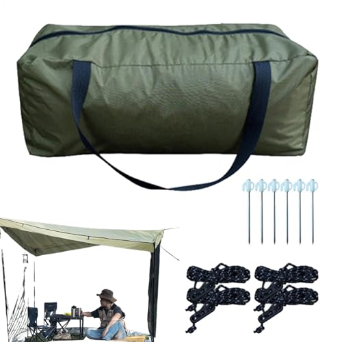 Tienda de campaña con Dosel para Exteriores, Tienda de campaña con Dosel para Acampar | Tienda de campaña portátil para Exteriores, Parasol para Acampar | Refugio Solar para Acampar con Gran Espacio,