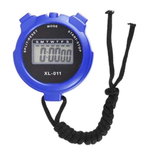 Temporizador de cronómetro deportivo, multifunción, digital, de mano, cronómetro deportivo, temporizador visual, contador de alarma, impermeable, kit de árbitro para entrenadores, natación, correr,