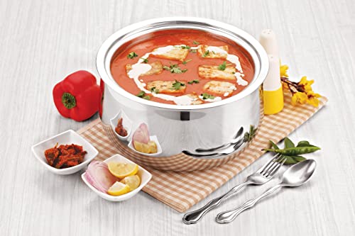 Stainless Steel Casserole, HotPot, chapati Box/chapati Container/hot case (3000ml / 3.1QT) for large families, Casserole dish with lid, Insulated Casserole, Food warmer