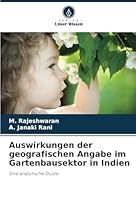Auswirkungen der geografischen Angabe im Gartenbausektor in Indien 6208691834 Book Cover