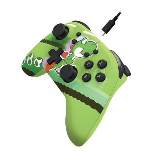HORI HORIPAD Manette Sans Fil Yoshi Dash pour Nintendo Switch Licence Officielle Nintendo - vue 7