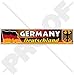 DEUTSCHLAND Deutsches Flaggen-Wappen Deutschland, DEUTSCH Emblem 180mm Auto & Motorrad Aufkleber, Vinyl Sticker