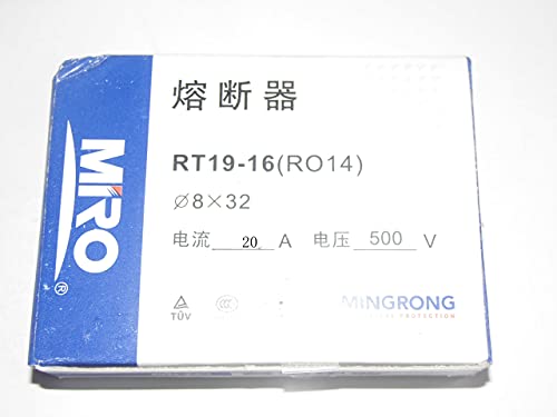 Fusibles RT19-16 RO14 20A gG 500V assurant une haute sécurité pour tableaux électriques