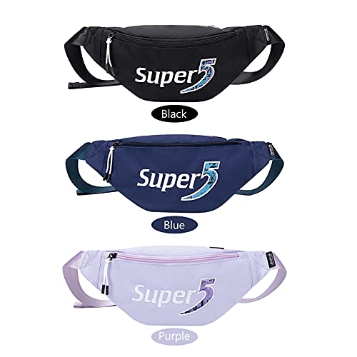 Coniya Borsttas Voor Heren,Dames Heuptas voor heren met zak Ritssluiting Verstelbare riem Heuptas Multifunctionele heuptas Heuptassen Schoudertas Pouch Borsttas voor sportschool Fitness Workout Reizen - Image 3