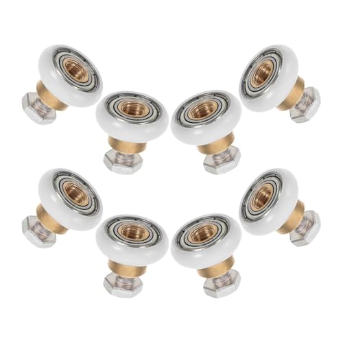 Roulettes de rechange pour portes de douche coulissantes en verre rail inférieur 23mm x 8