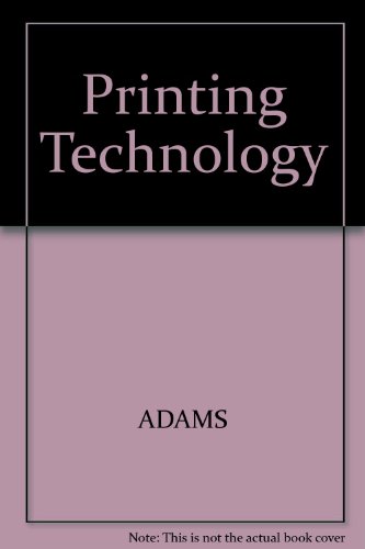 Printing Technology 0827326165 Book Cover