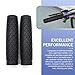 2 PCS Bicycle Hand Grips, Non-Slip Rubber Bar, Modern Handle Cover, Universal for Most Cars (Black)