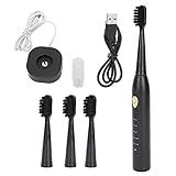 Cepillo de dientes de limpieza, Cepillo de dientes eléctrico recargable Cómodo de llevar IPX7 Impermeable Cómodo de sostener Fácil de usar para viajar a casa