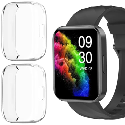Lamshaw Compatibile Ruimen D1 Cover di protezione, in silicone TPU, custodia di protezione antiurto, protezione completa anticollisione, compatibile con RUIMEN/Dakofied D1 1.85' SmartWatch (2