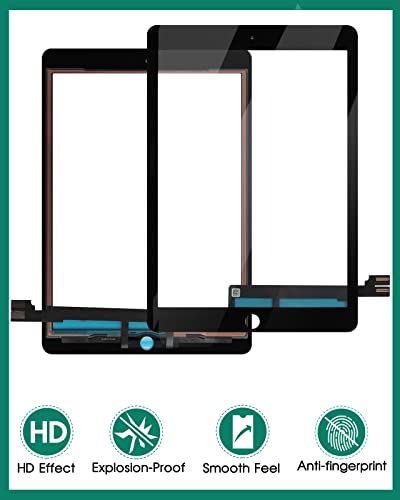 Srjtek For Ipad Pro 9.7 Touch Screen Replacement,Touchscreen (Not Lcd!) Touch Digitizer,Glass Repair Parts Kit For Ipad Pro 9.7 2016 A1673 A1674 A1675 Black… #TOP3