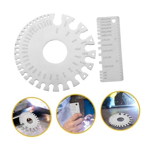Herramienta de Calibrador de Medición de Precisión de Alambre de 3 Piezas para Grosor de Metal miniatura 7