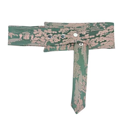 Classical Wide Waist Belt Decorative Wasitband Waist Cincher Combining Modern and Traditional for Everyday Wear