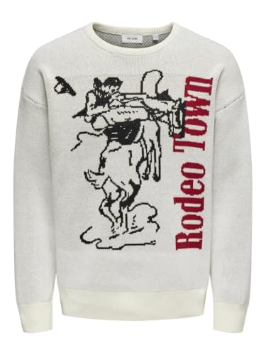 Pull jacquard Onsgunner RLX Only & Sons chaud et confortable contre le froid