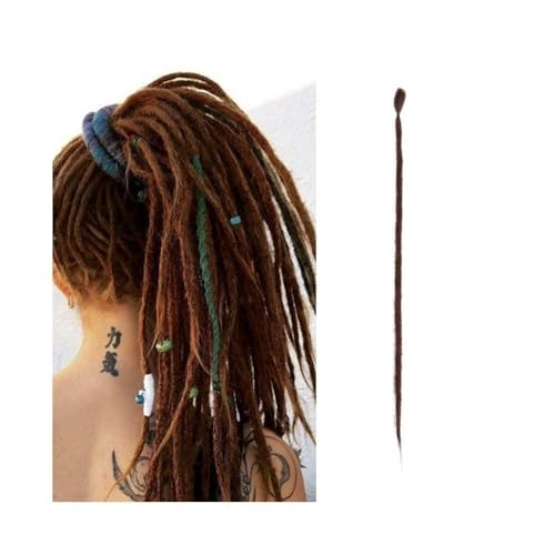 Extensiones de pelo sintético rasta de 5 hebras para peinados boho de festival