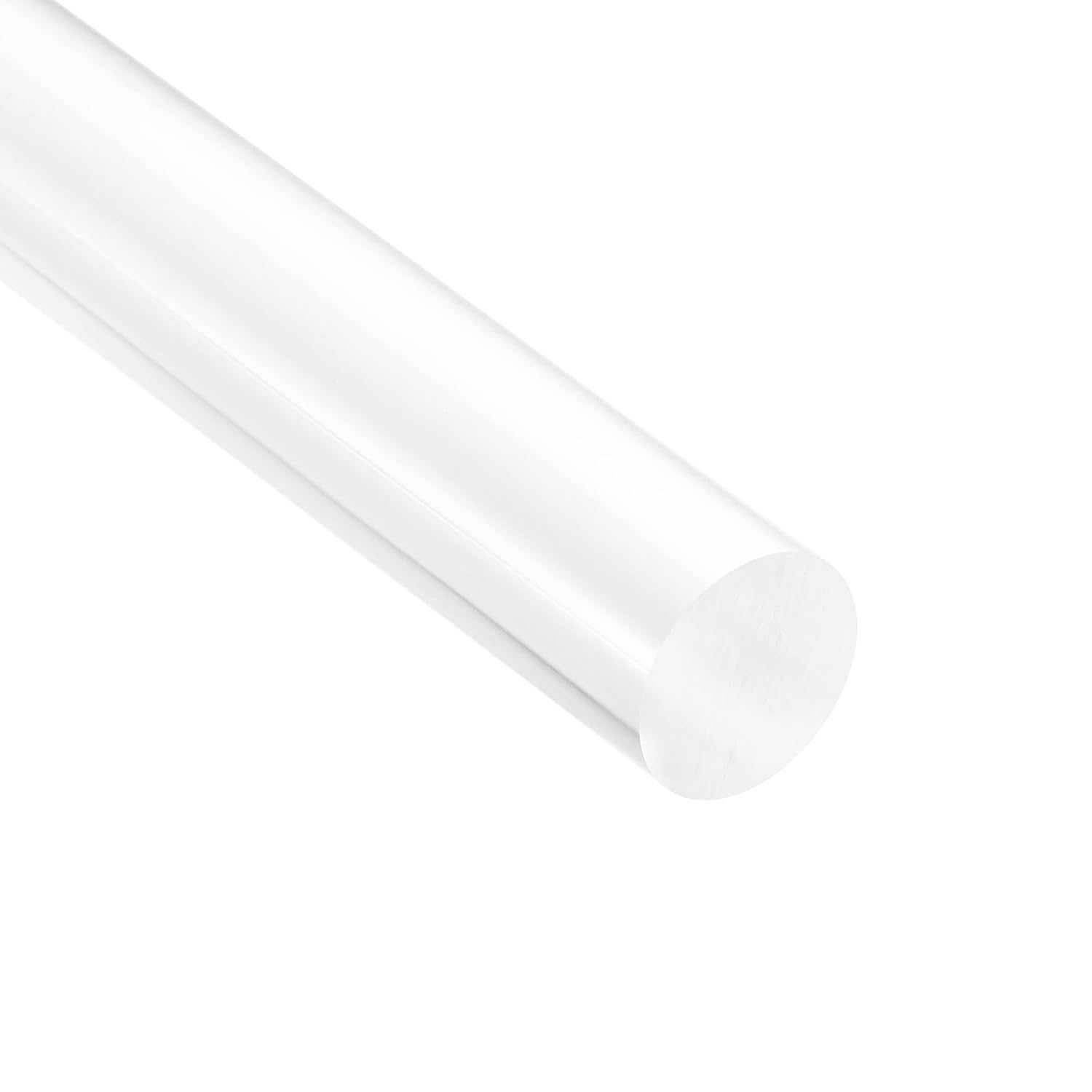 uxcell Acrylic Round Rod, Clear,1/32" Diameter 10-1/4" Length, Solid Plastic PMMA Bar Stick 2pcs image 3