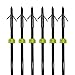 HBG 6Pcs 34'' Fiberglass Fishing Arrows 8mm Fishing Bow Arrows with Points Archery for Compound Bow and Recurve Bow Hunting Fishing
