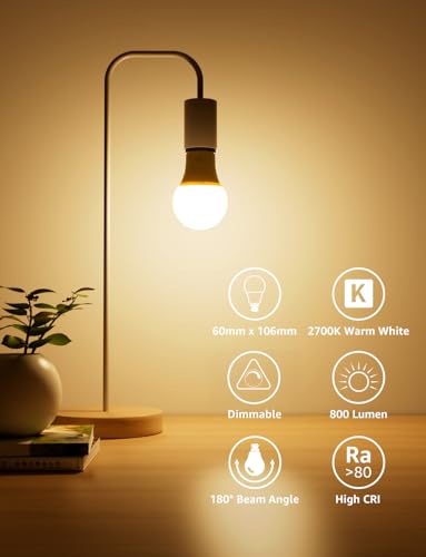 Lepro Dimmable Bayonet Light Bulb, 60W Equivalent, Warm White 2700K, 7W 800 Lumen Light Bulbs Bayonet, BC A60 GLS Energy Saving B22 LED Bulb, Pack of 6 - Image 3