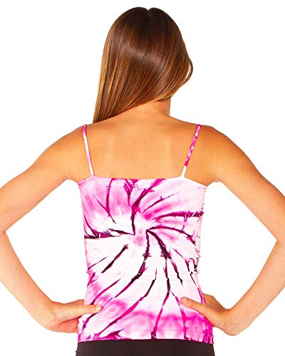 Girls (7-10) Swirl Tie Dye Full Cami Tank Top4