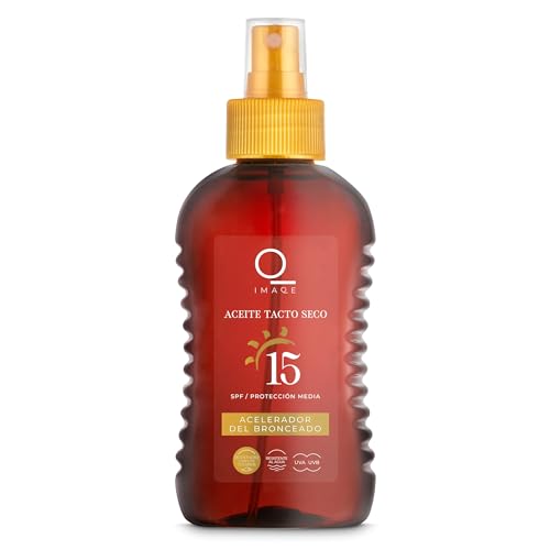 DIA IMAQE aceite solar tacto seco con acelerador spf 15 spray 250 ml