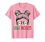 Viva Mexico Shirt Kids Girls Independence Day Mexican Flag T-Shirt
