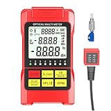 D YEDEMC Fiber Optic Cable Tester Portable Optical Fiber Power Meter FC/SC/ST...