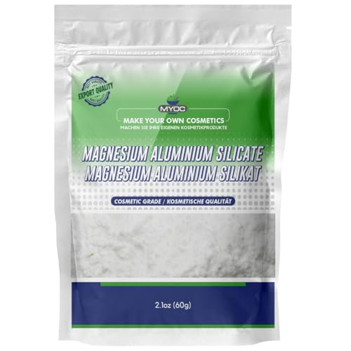 Magnesium Aluminium Silicate powder- 4.23oz (120g) skin care, thickening agent, stabilizer, and emulsifier