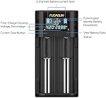 21750 21700 Chargeur de batterie,LCD Intelligent 18650 Chargeur de batterie 21750 21700 Chargeur pour 18650 20700 22700 26650 26700 16340 (RCR123) 17500 17650 17670 Batterie rechargeable avec PCB Conseil de protection