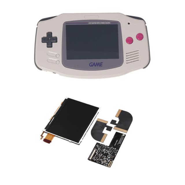 Electronics - For Gameboy GBA Advance ITA NEW AGB RETRO PIXEL TFT BACKLIGHT KIT Memorys Brightness Adjust The Display With Shell (GB color ITA)