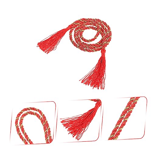 Vintage Tassel Waist Belt for Yukata Kimonos Durable Decorative Japanese Obi Accessory for Women Chic Waistband with Creative Design Easy Tie Waist Sash for Traditional Dress4