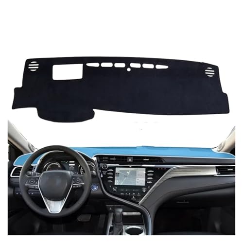 Tapis de tableau de bord pour Toyota Camry 70 XV70 2018-2020 avec protection HUD noire