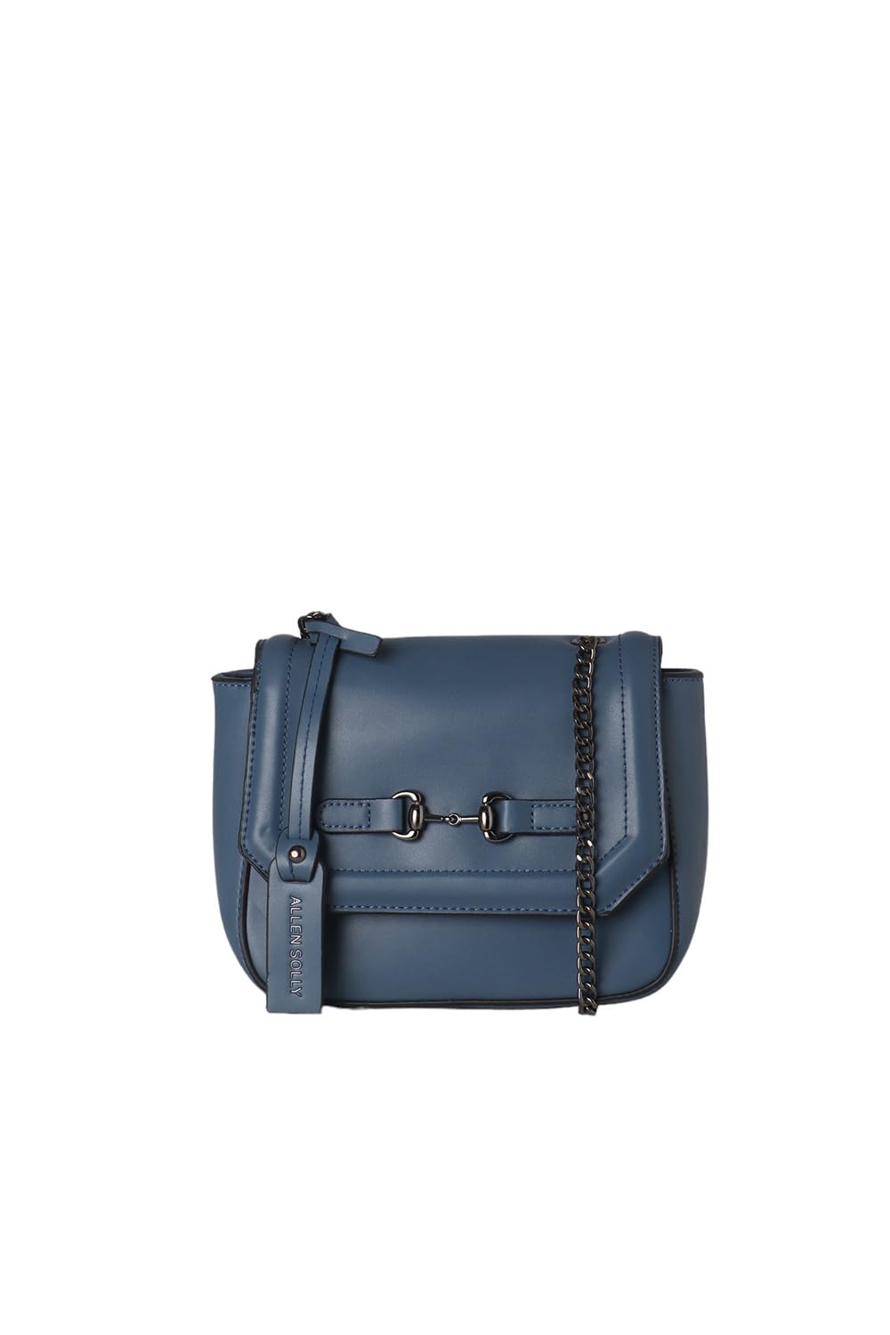 allen solly Women's Solid Sling Bag,Blue-picture-15