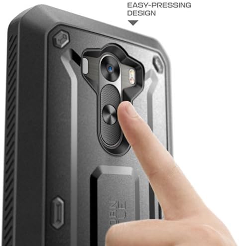 Smingda for LG G3 Case Full-body Rugged Hybrid Protective Case with Built-in Screen Protector for LG G3 Case(Black)