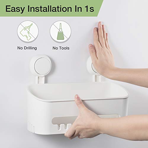 Ulinek-Shower-Caddy-Suction-Cup-Shower-Basket-Rack-Powerful-Vacuum-Bathroom-Hanging-Shelf-Organiser-Box-for-Shampoo-Conditioner-Soap-Razor-Accessories-Kitchen-Home-Storage-Container
