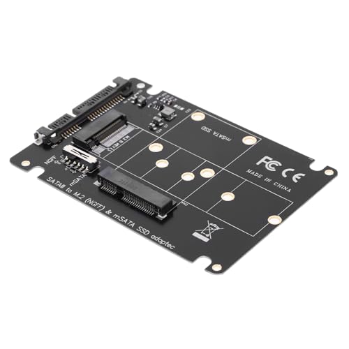Housoutil B Msata Converter Adapter for Ssd Expansion No Driver Required Supports Multi-Function Card Efficient Data Transfer for Computers