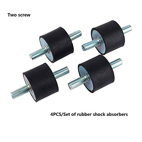 Rubber Mounts Shock Absorbers Anti Vibration Silentblock Car Boat Bobbins, Pack Of 4 (M10 40X30Mm) #TOP5